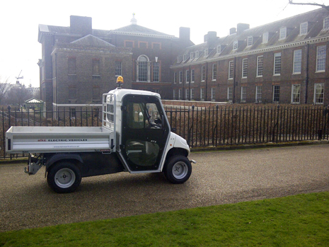 zero emissions vehicles kensington palace london