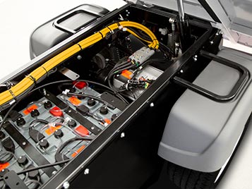 Batteries pack and motor