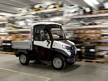 Electric transporter with cargo area