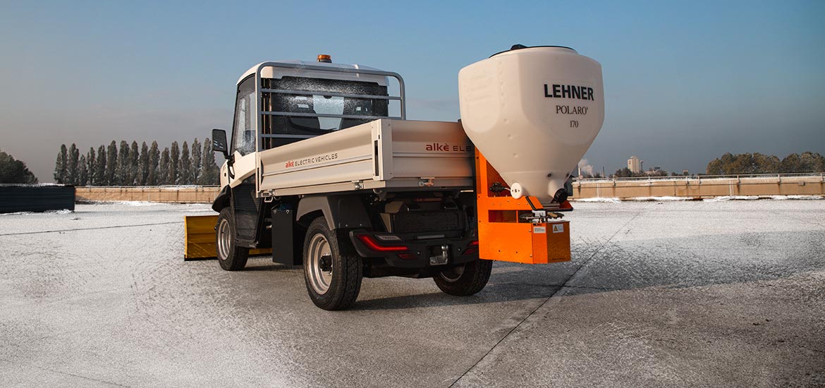 Gritter electric utility vehicle Alke'
