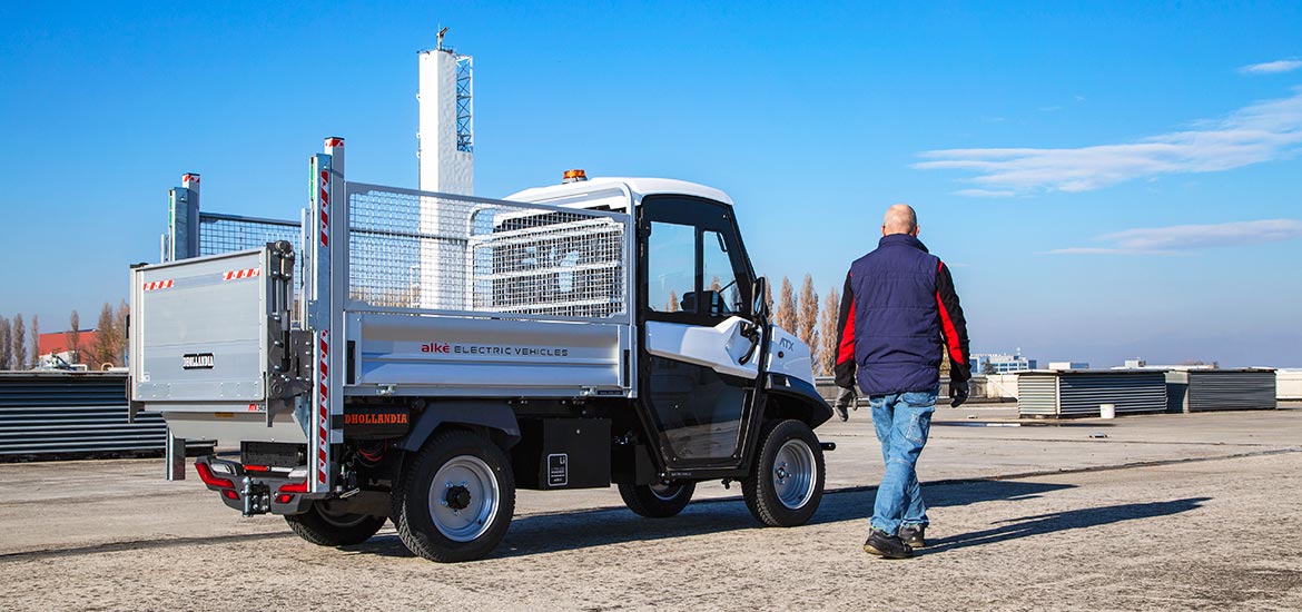 Alke' electric vehicles with tail lift