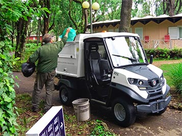Garbage collection for camping