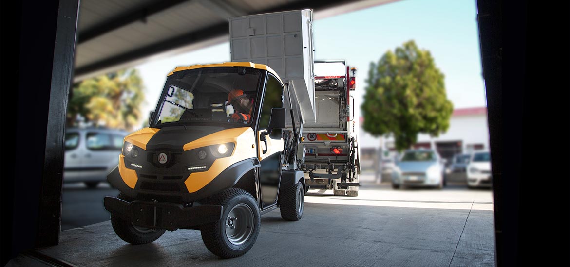 Waste collection electric vehicle - Regenerative braking system