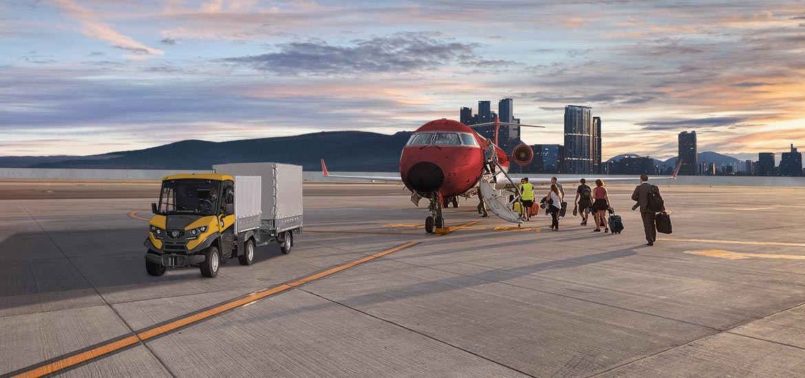 Electric burden carrier - For warehouse and airports