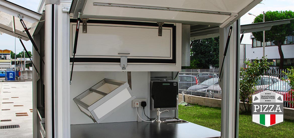 Electric pizza van