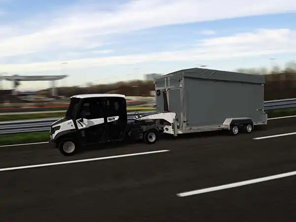  Electric vans with semi-trailer